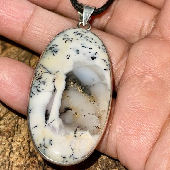 Dendritic Agate Pendant 2 1/2” - Picture 1 of 7
